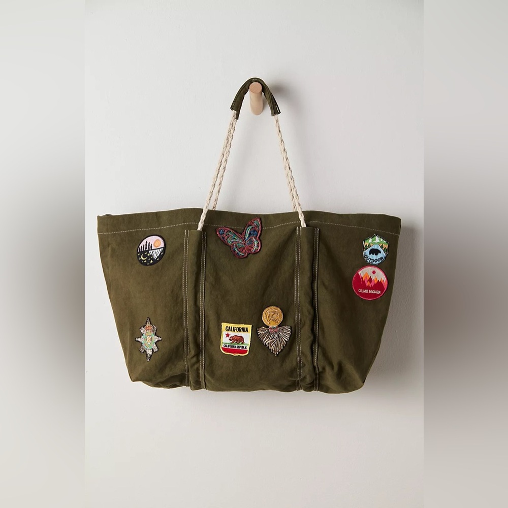 NWT Free People Been There Badge Tote Bag retails $128